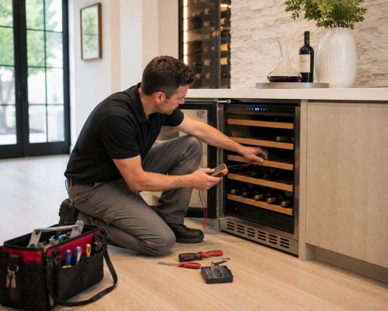 uline wine fridge repair