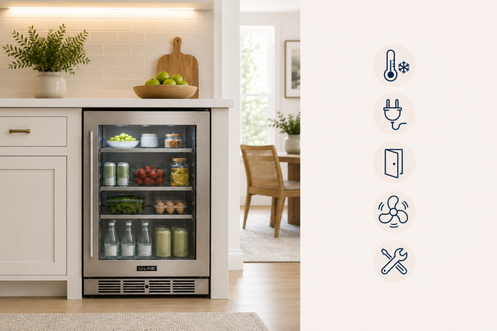 uline fridge common problems