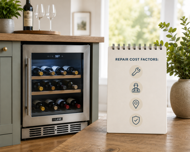 uline wine cooler repair cost