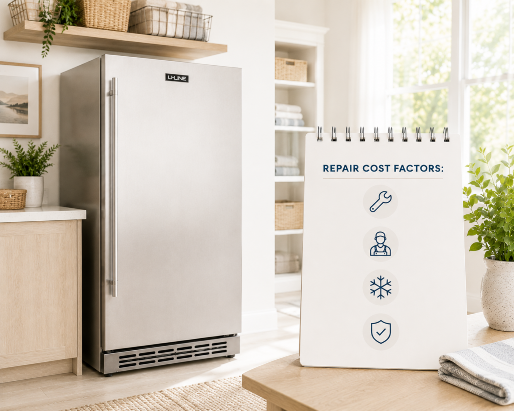 uline freezer repair cost factors