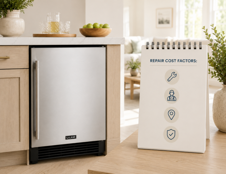 uline crescent ice maker repair cost factors