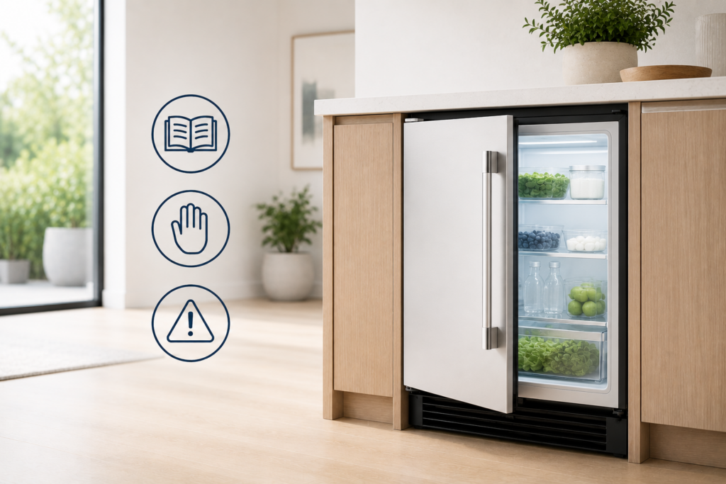 uline fridge safety guide