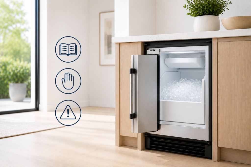 uline ice maker safety guide